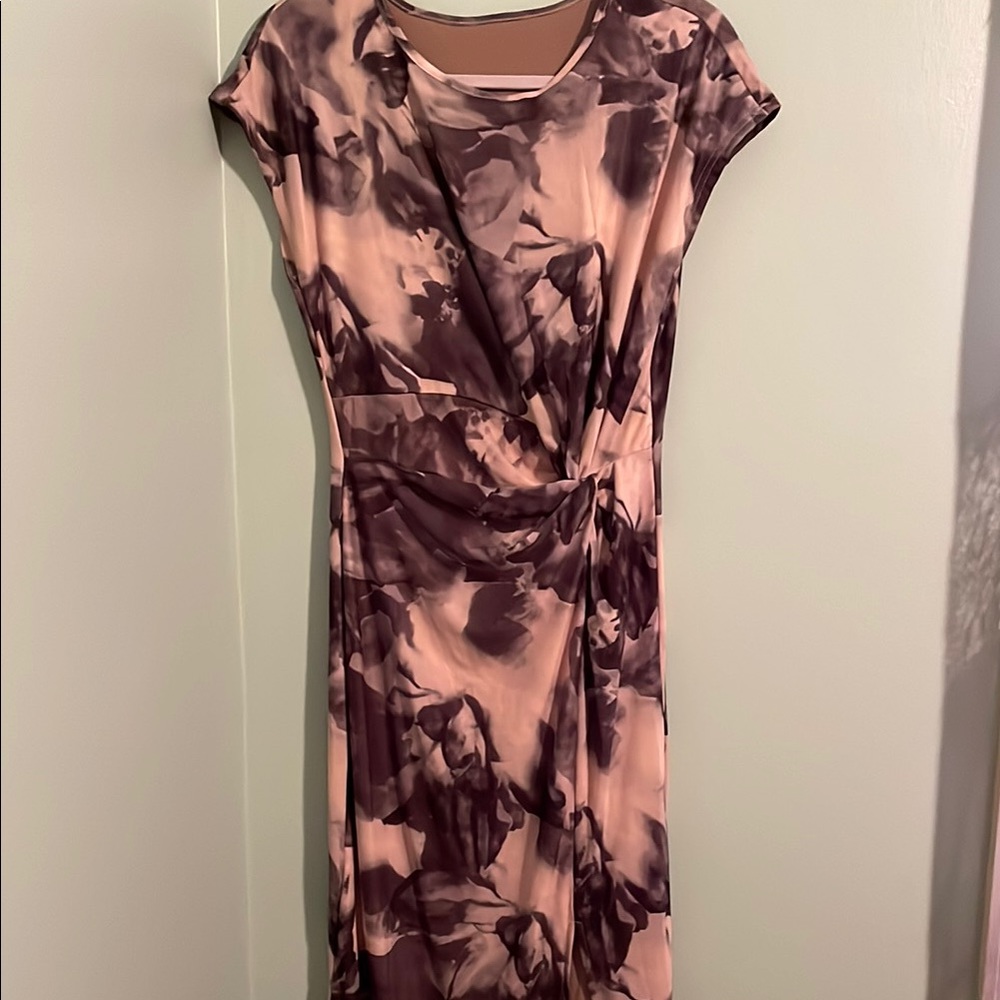 Elegant Floral Print Dress